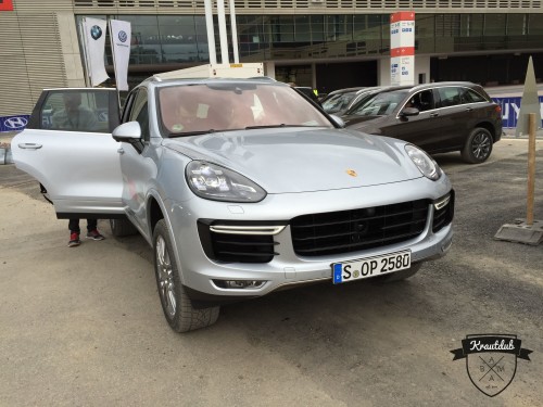 IAA 2015 - SUV Parcour Porsche Cayenne